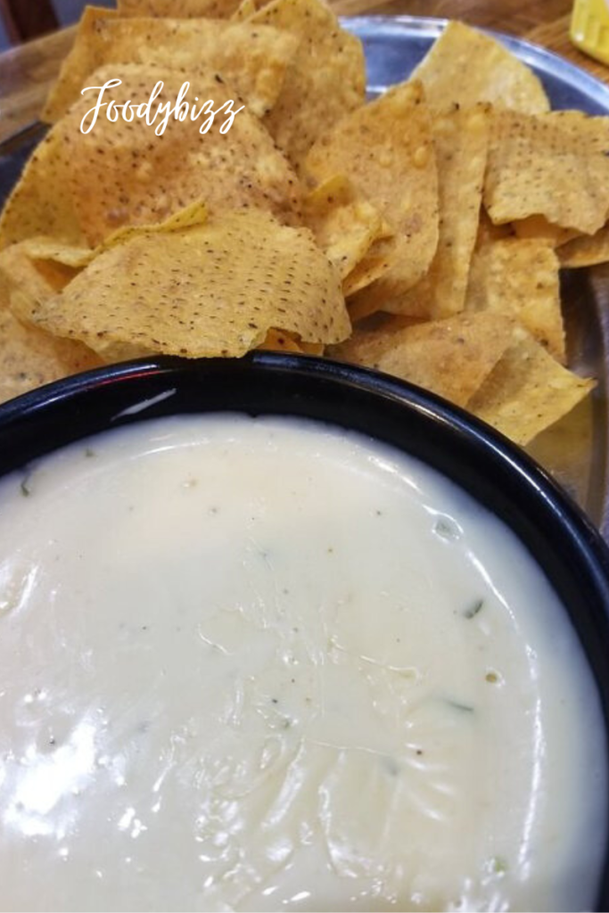 Gringo's dip with tortilla chips